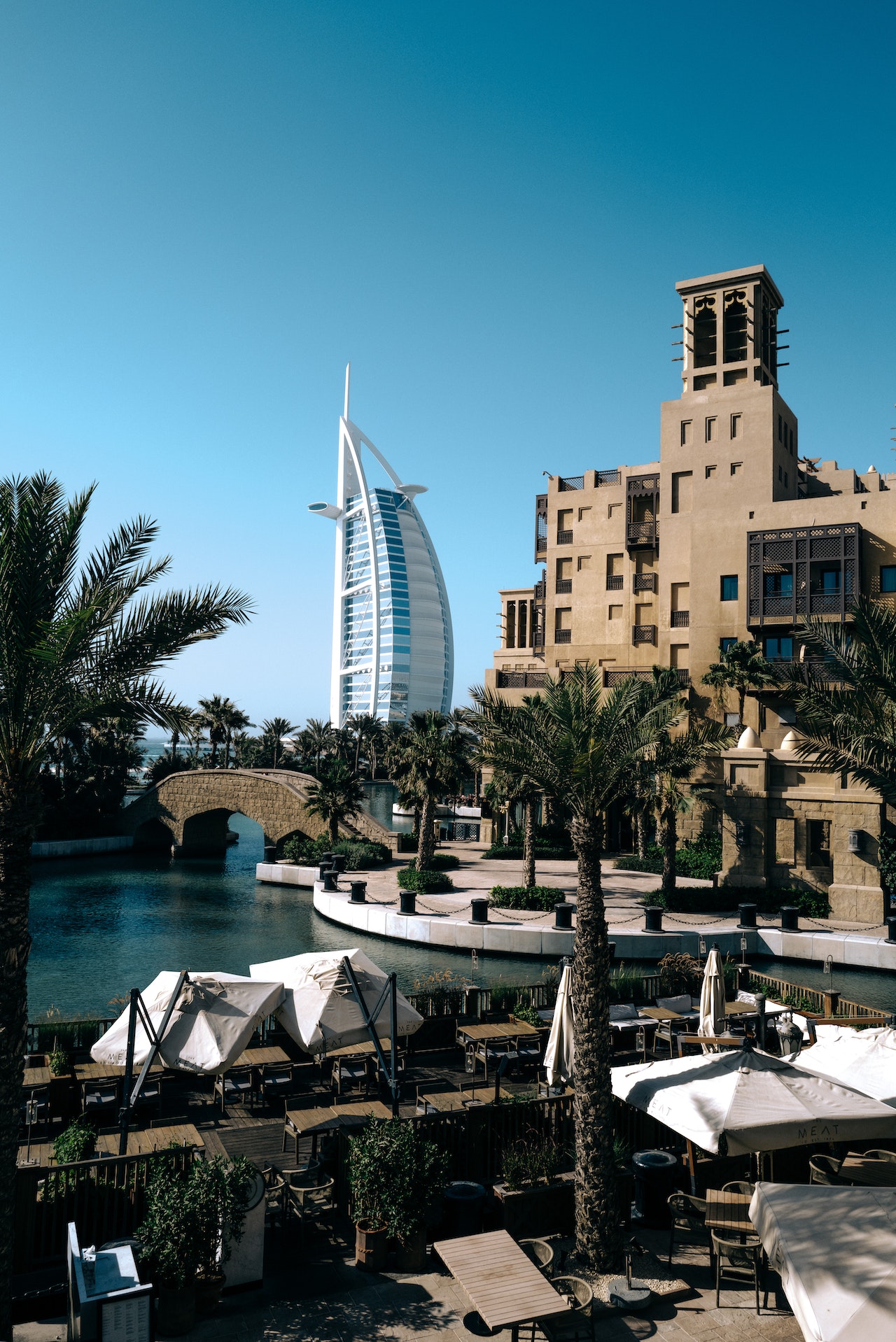Dubai skyline and tourism